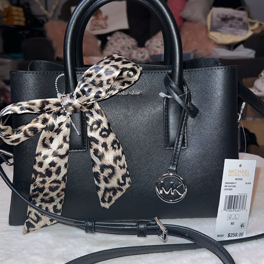 Michael Kors Ruthie Small Saffiano Leather Satchel